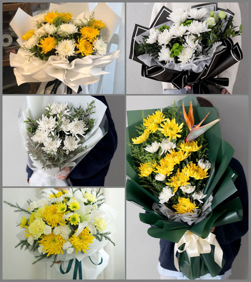 吉林白山市浑江区七道江镇向阳村白事花束代送